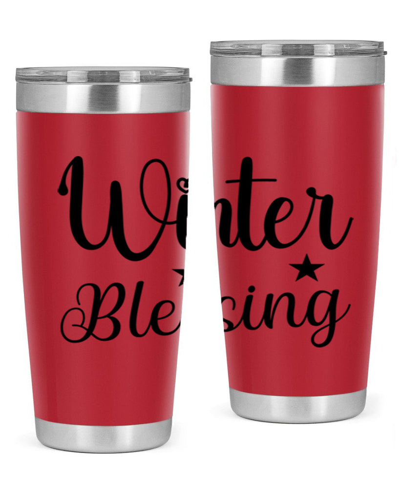 Winter Blessing 484#- winter- Tumbler