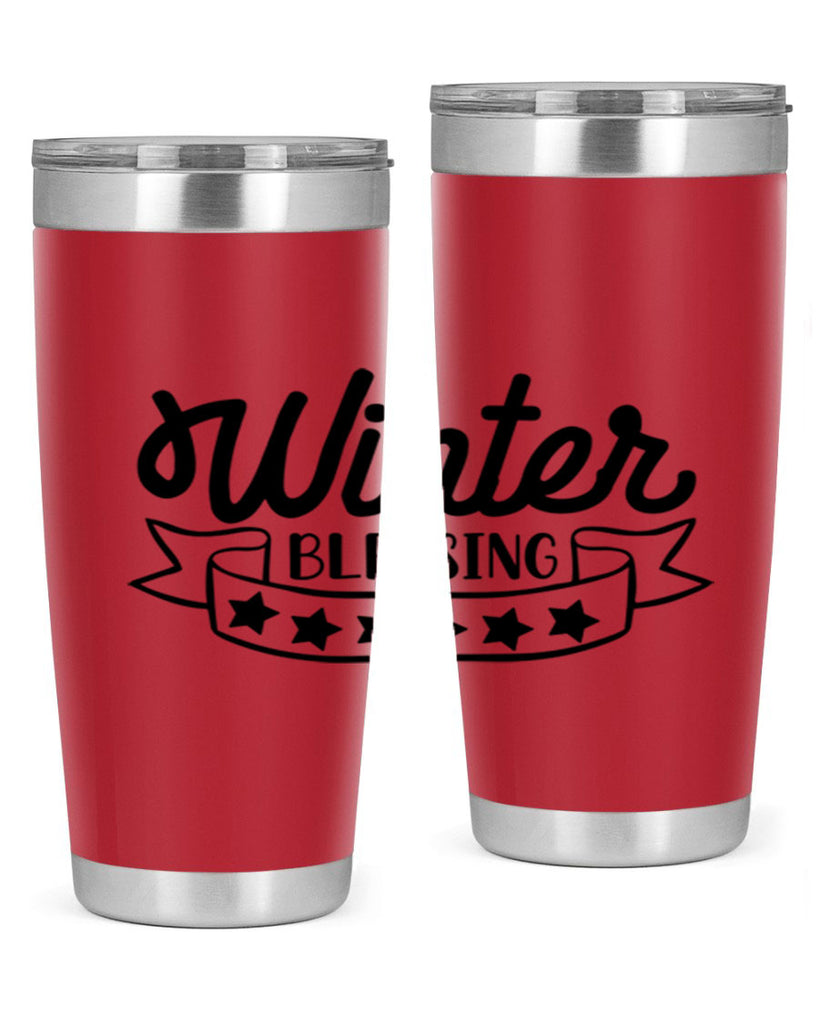 Winter Blessing 485#- winter- Tumbler
