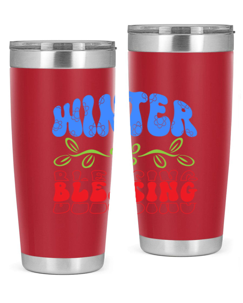 Winter blessing 487#- winter- Tumbler