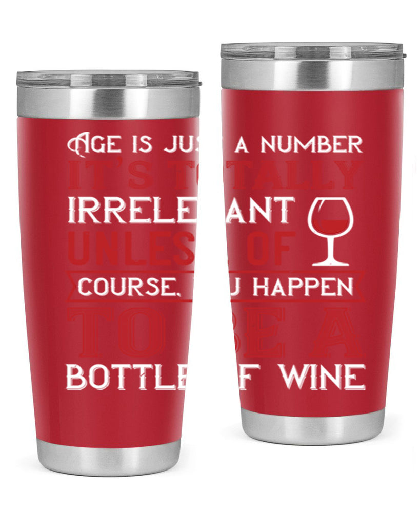 age is just a number its totaly 92#- wine- Tumbler