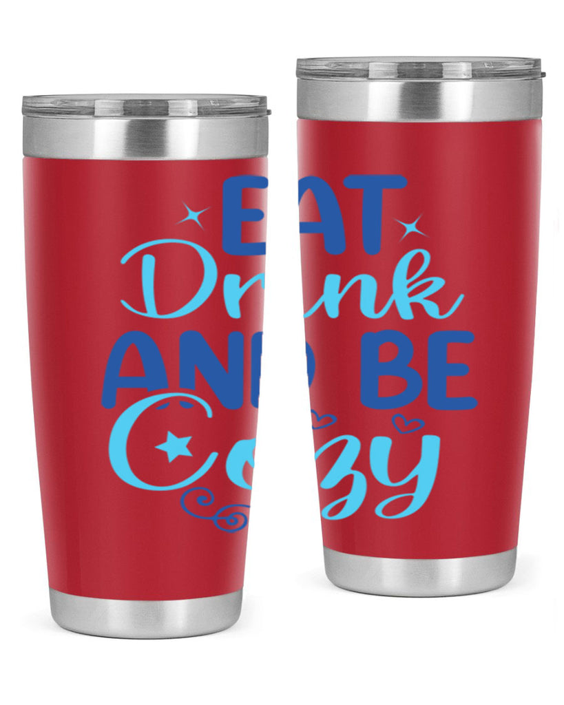eat drink and be cozy 97#- winter- Tumbler