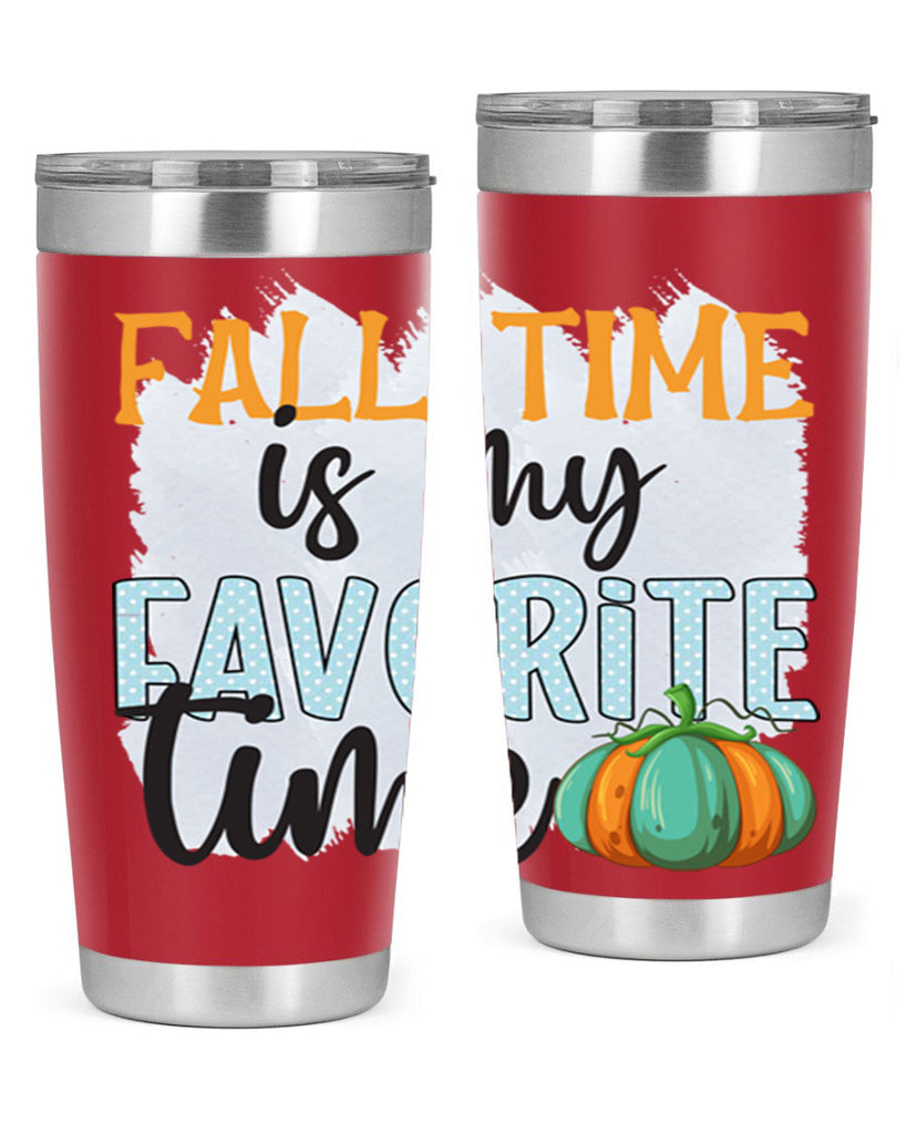 fall time is my favorite time 134#- fall- Tumbler