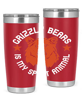 grizzly bears is my spirit animal 13#- Bears- Tumbler