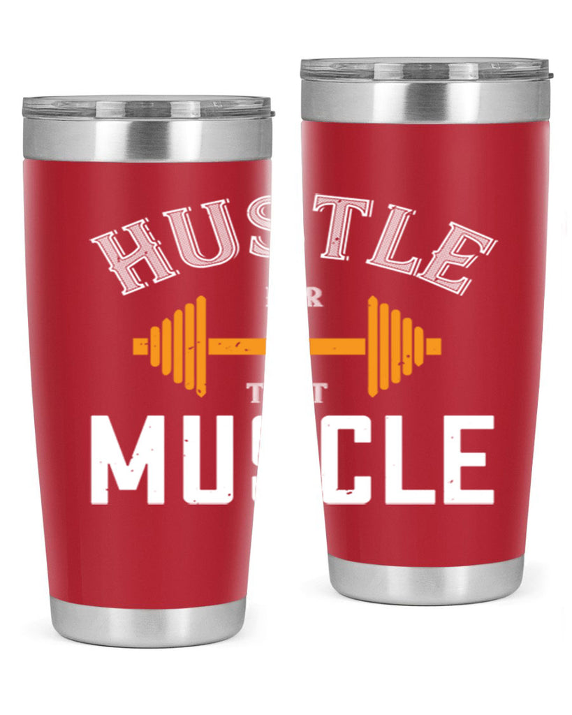 hustel for that muscle 92#- gym- Tumbler