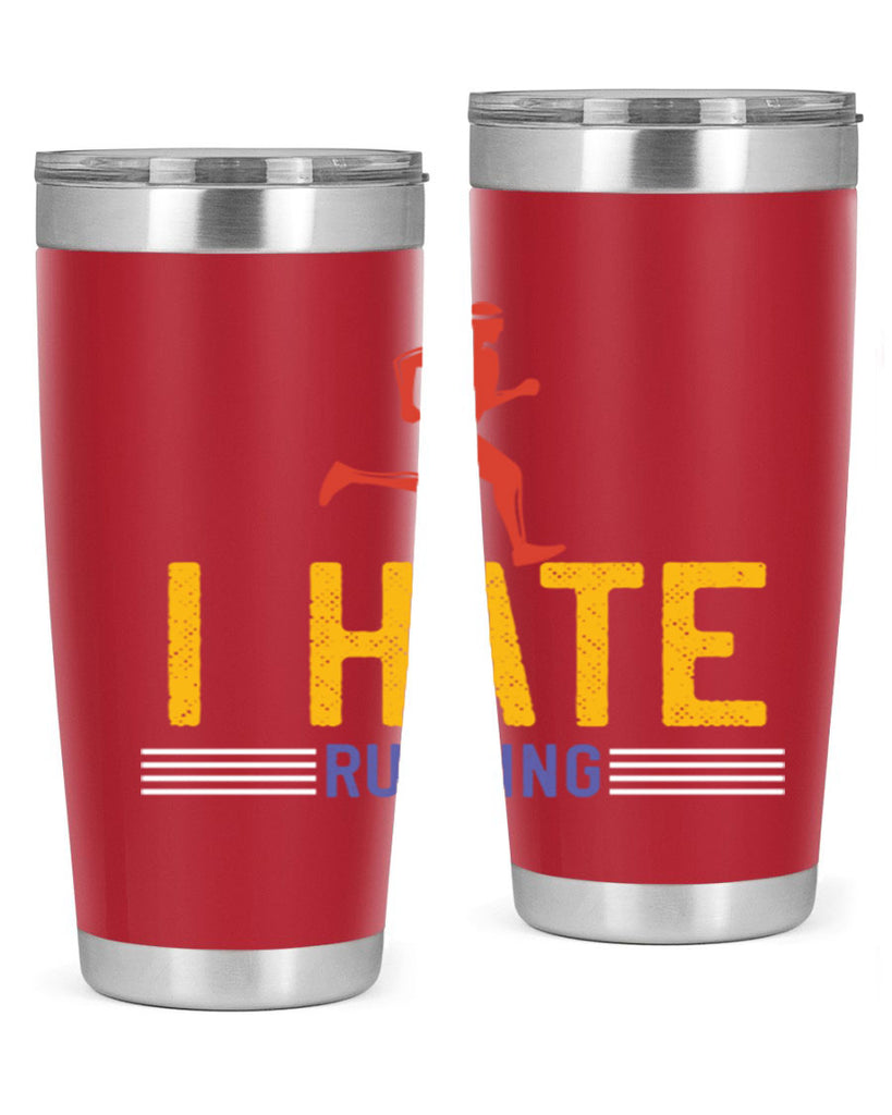 i hate running 40#- running- Tumbler