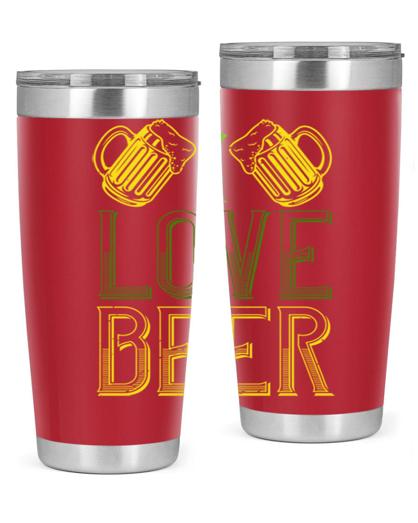 i love beer Style 134#- St Patricks Day- Tumbler