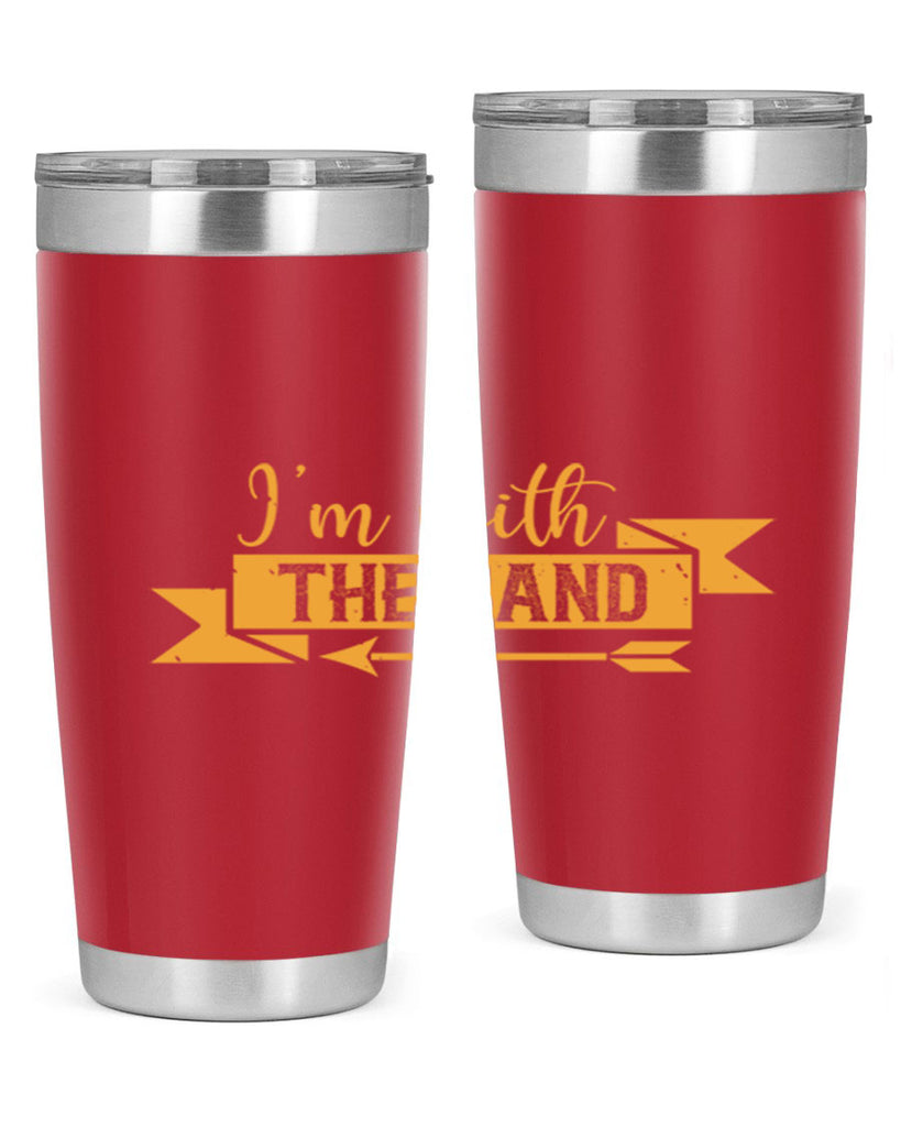 i’m with the band 58#- mardi gras- Tumbler