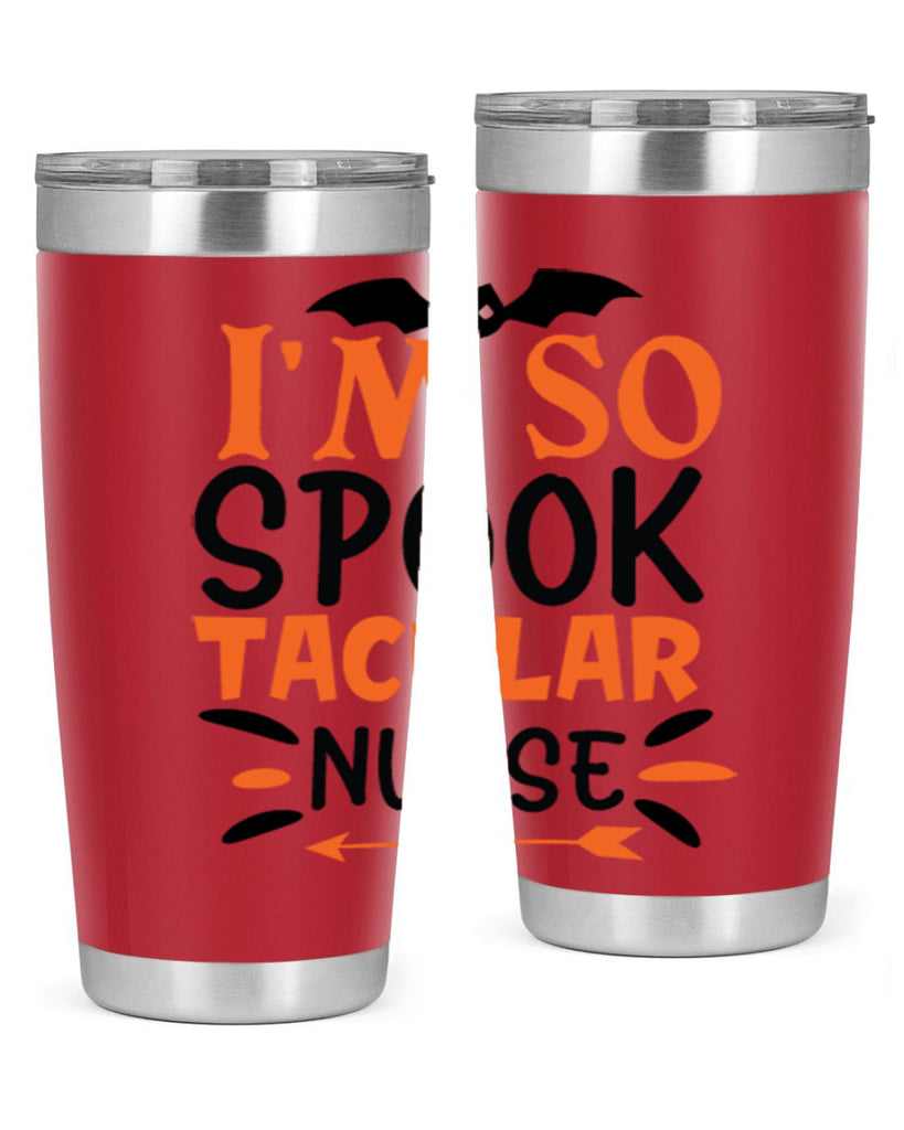 im so spooktacular nurse 111#- halloween- Tumbler