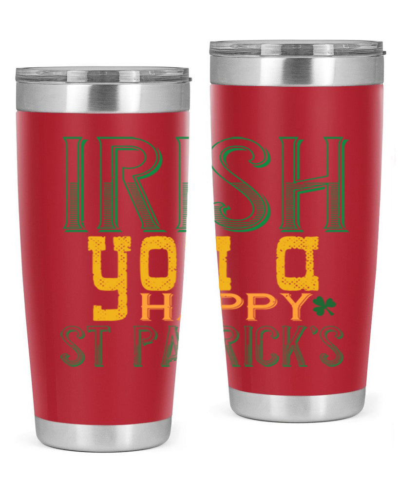 irish you a happy st patrick’s Style 132#- St Patricks Day- Tumbler
