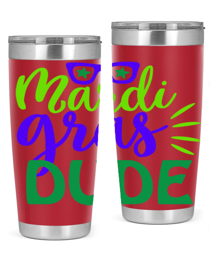 mardi gras dude 10#- mardi gras- Tumbler