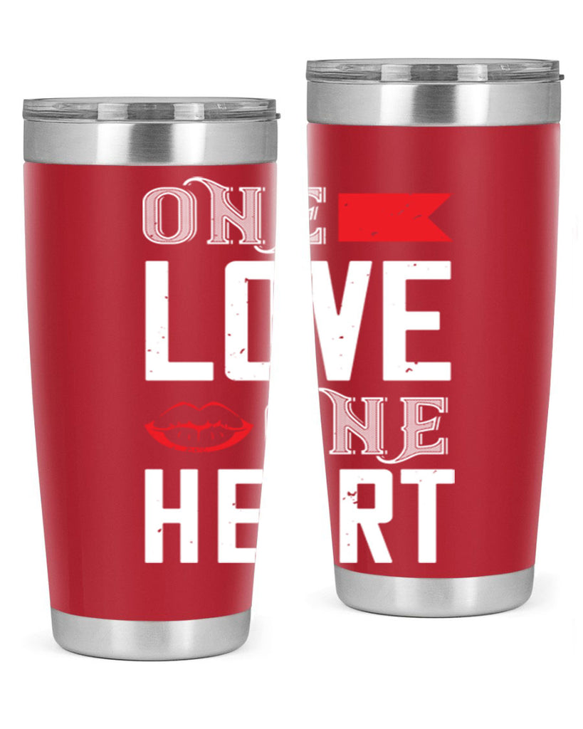 one love one heart 32#- valentines day- Tumbler