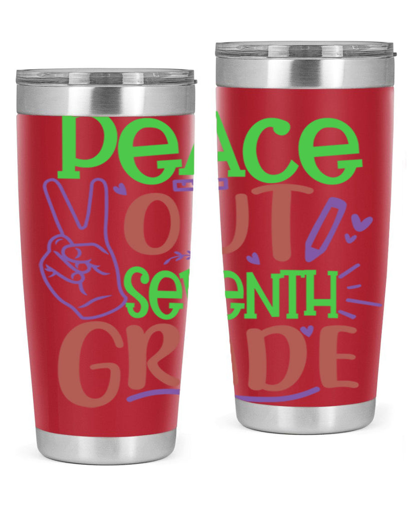 peace out 7th grade 2#- 7th grade- Tumbler