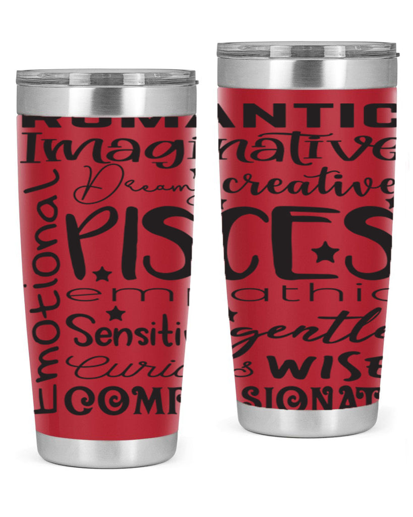 pisces 570#- zodiac- Tumbler