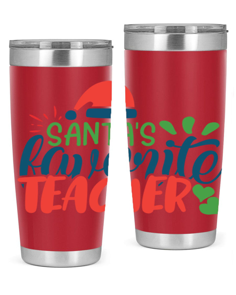 santas favorite teacher Style 151#- teacher- tumbler