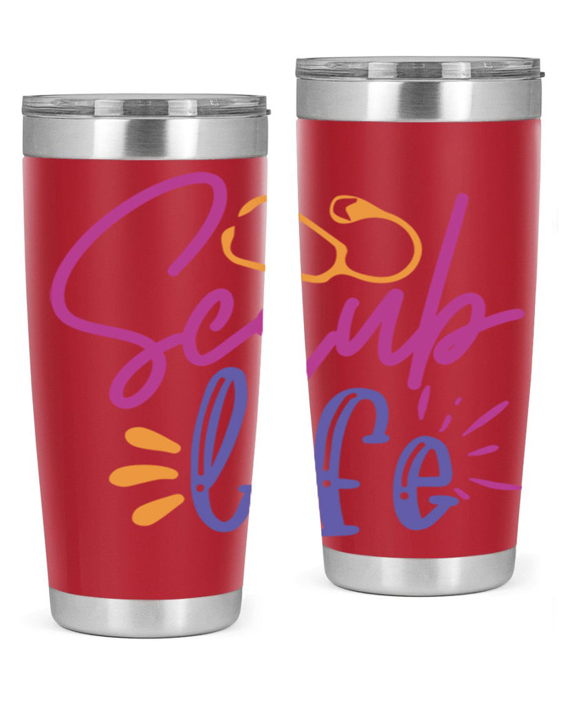 scrub life Style 351#- nurse- tumbler