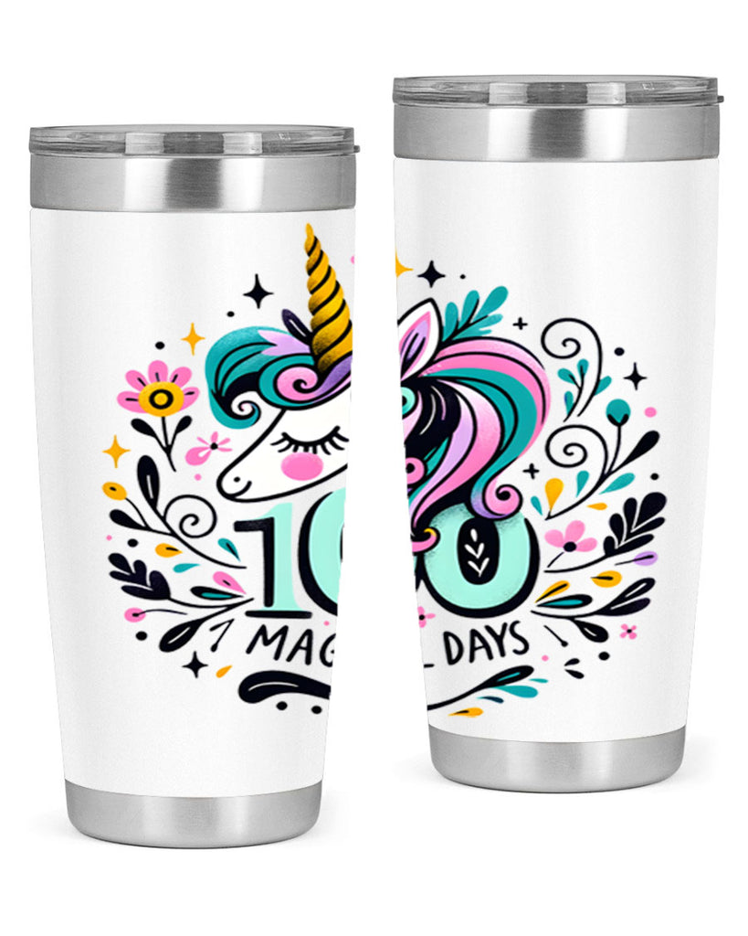 100 Day Magical Sublimation 27#- 100 days of school- Tumbler