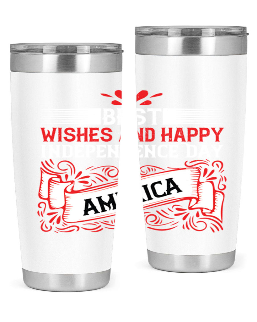 Best wishes and happy Independence Day america Style 86#- Fourt Of July- Tumbler