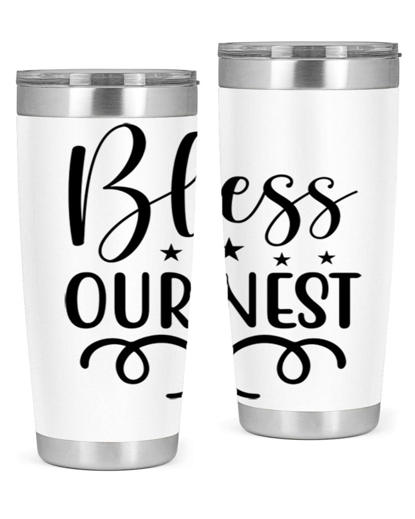 Bless Our Nest 50#- spring- Tumbler