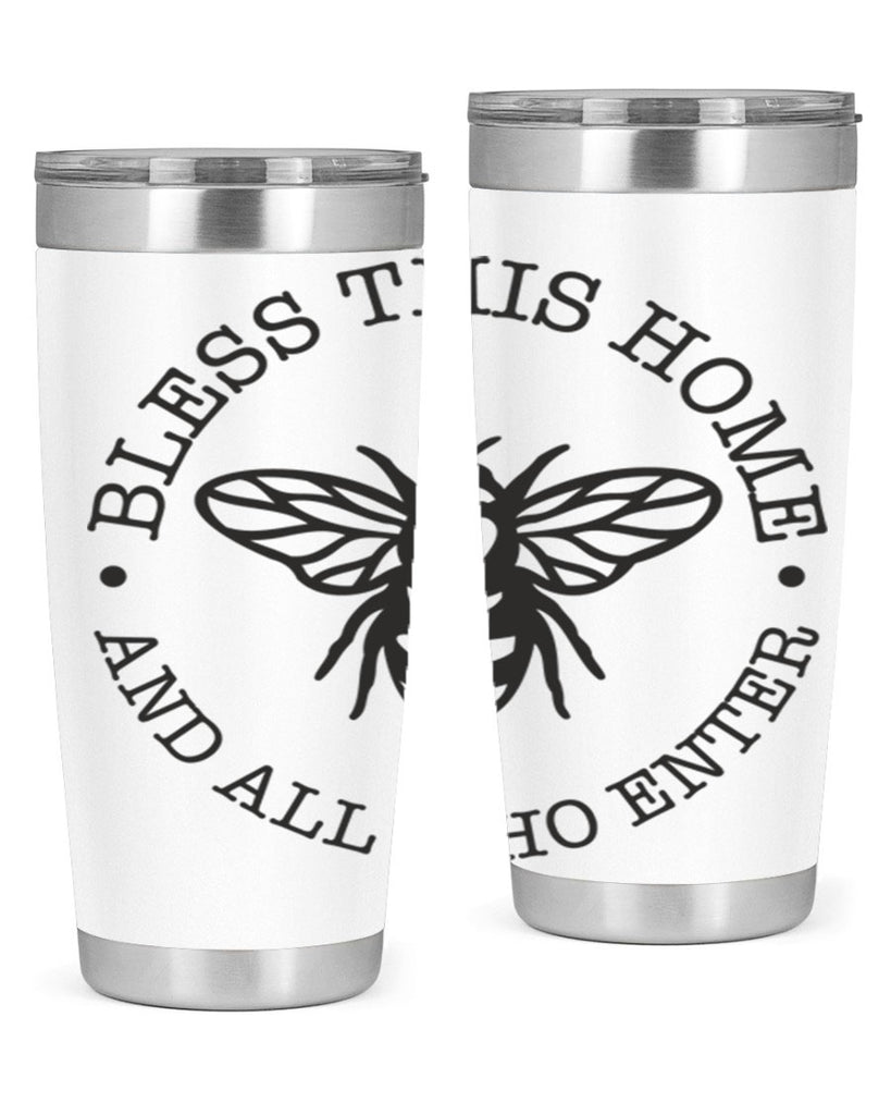 Bless this Home Bee59#- spring- Tumbler