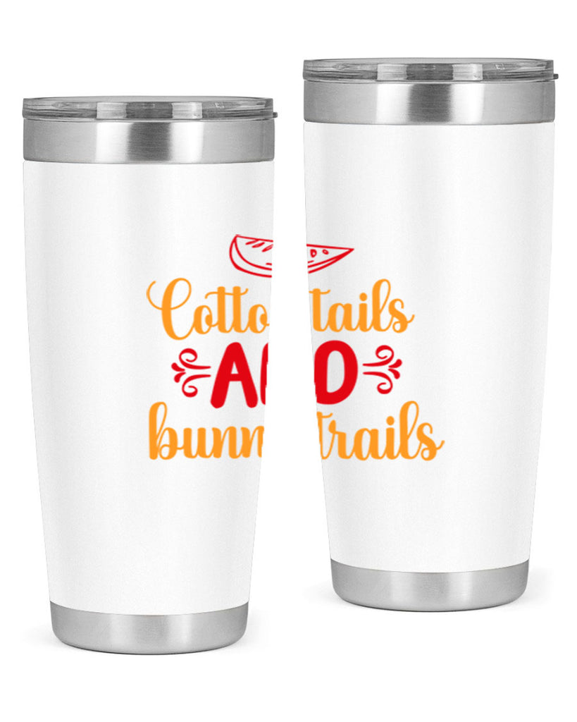 Cotton tails and bunny trails 111#- spring- Tumbler