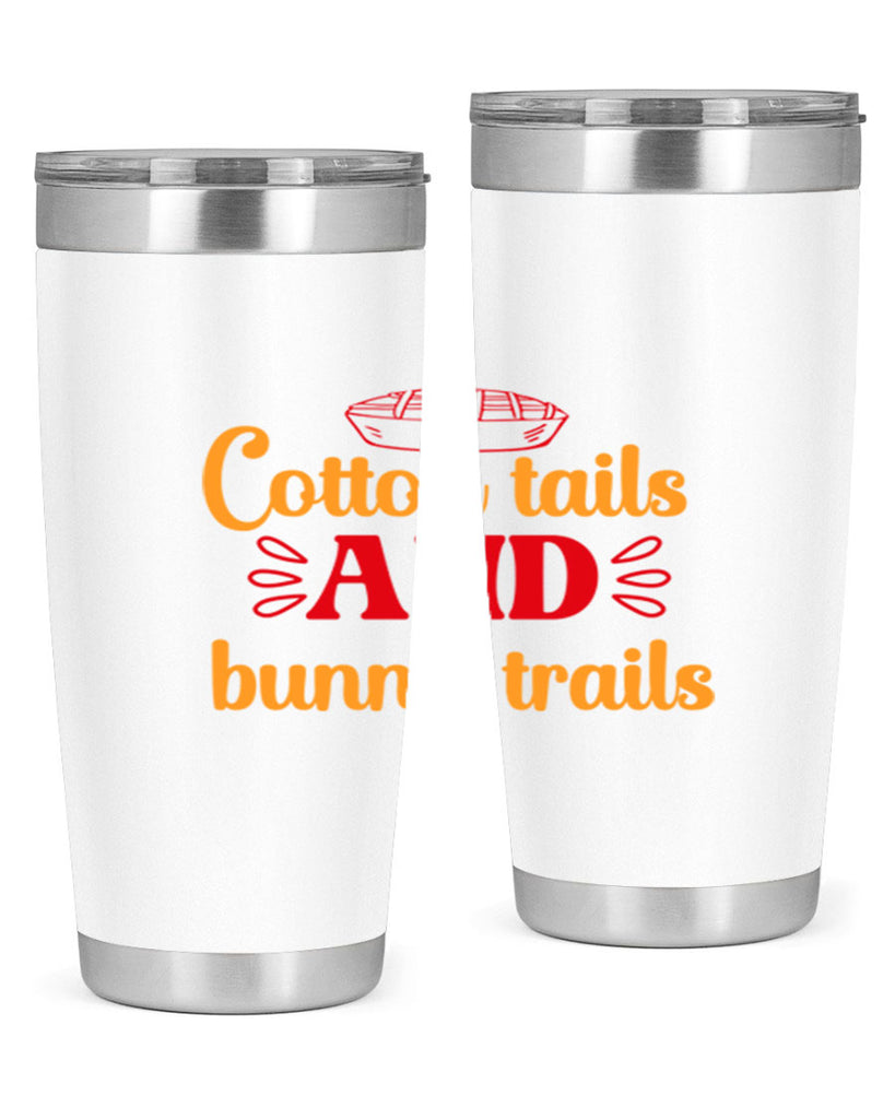 Cotton tails and bunny trails 112#- spring- Tumbler