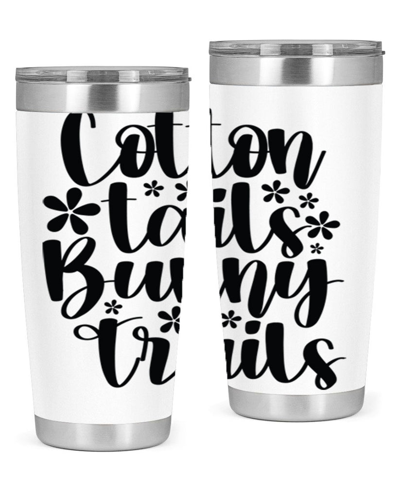 Cotton tails bunny trails  113#- spring- Tumbler