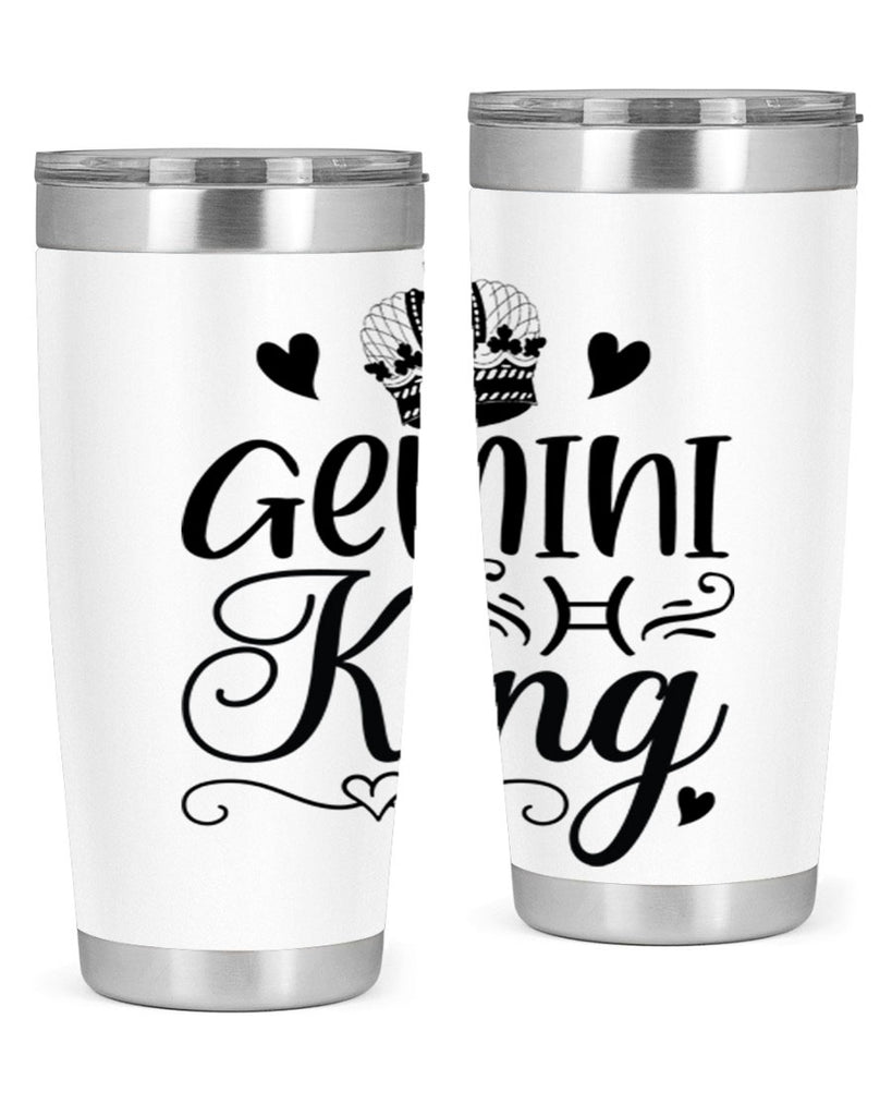 Gemini king 228#- zodiac- Tumbler