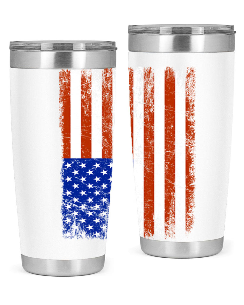 Grunge Flag 52#- Us Flags- Tumbler