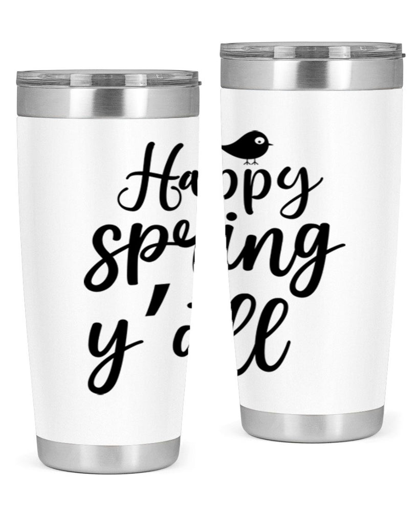 Happy Spring Y'all 167#- spring- Tumbler