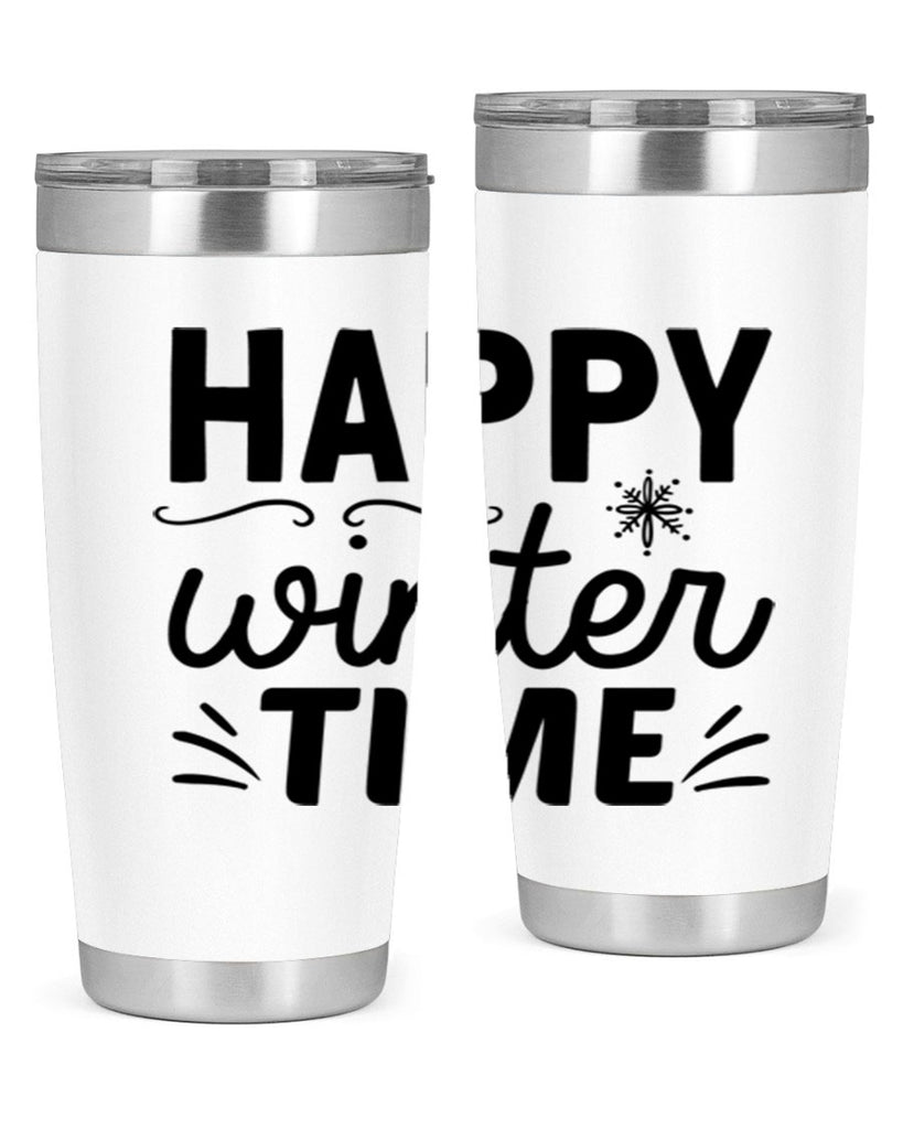 Happy Winter Time134#- winter- Tumbler