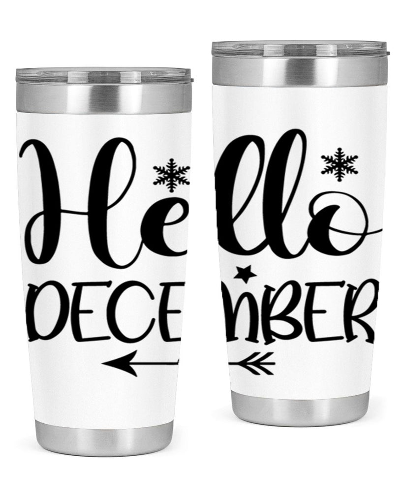 Hello December161#- winter- Tumbler