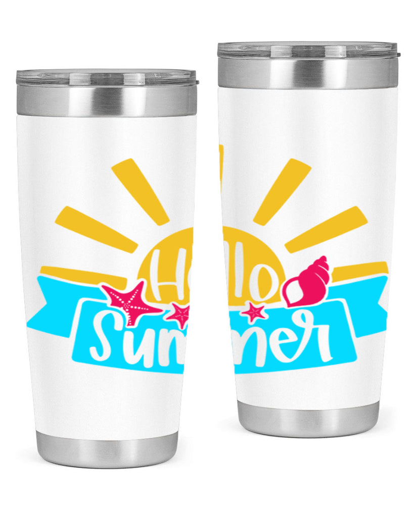 Hello Summer Style 38#- summer- Tumbler