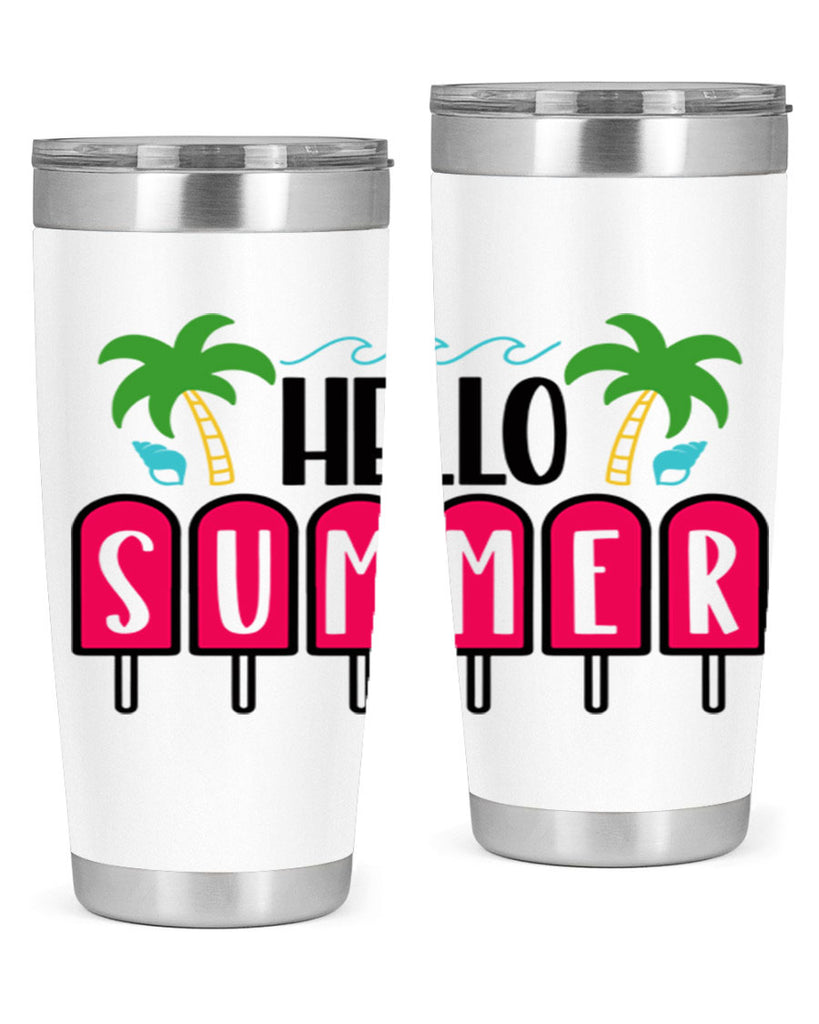 Hello Summer Style 39#- summer- Tumbler