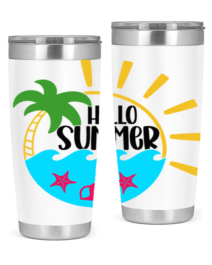 Hello Summer Style 40#- summer- Tumbler