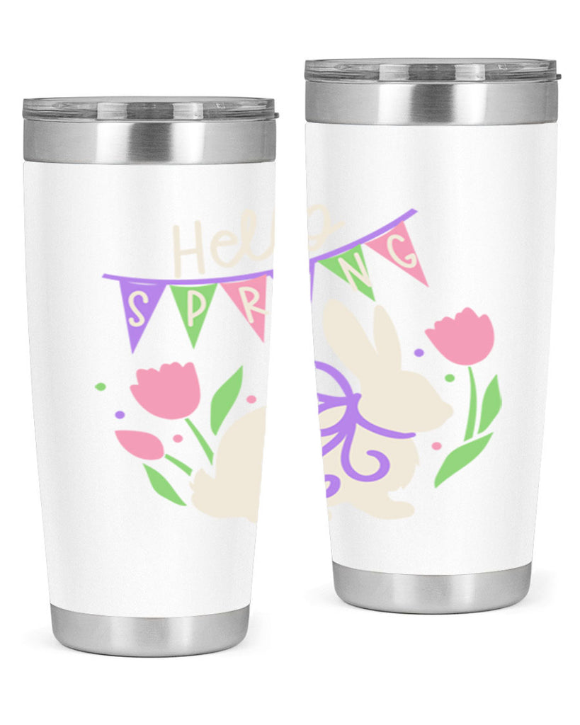 Hello spring bunny193#- spring- Tumbler