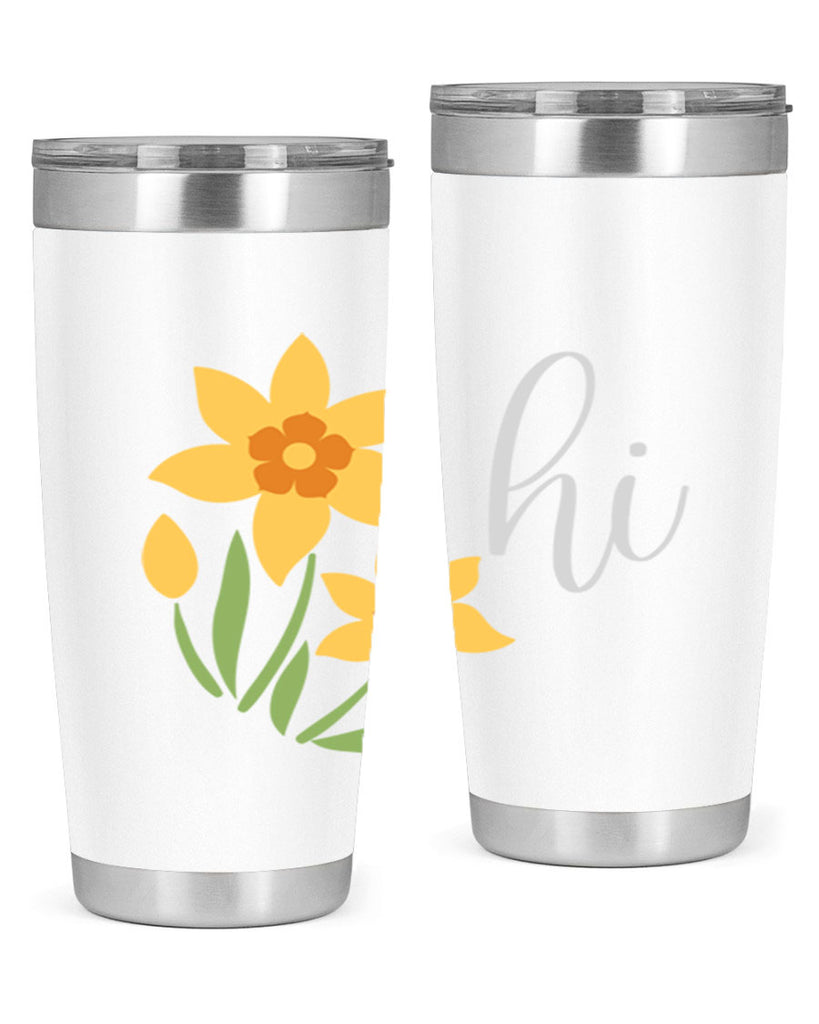 Hi daffodil flower236#- spring- Tumbler