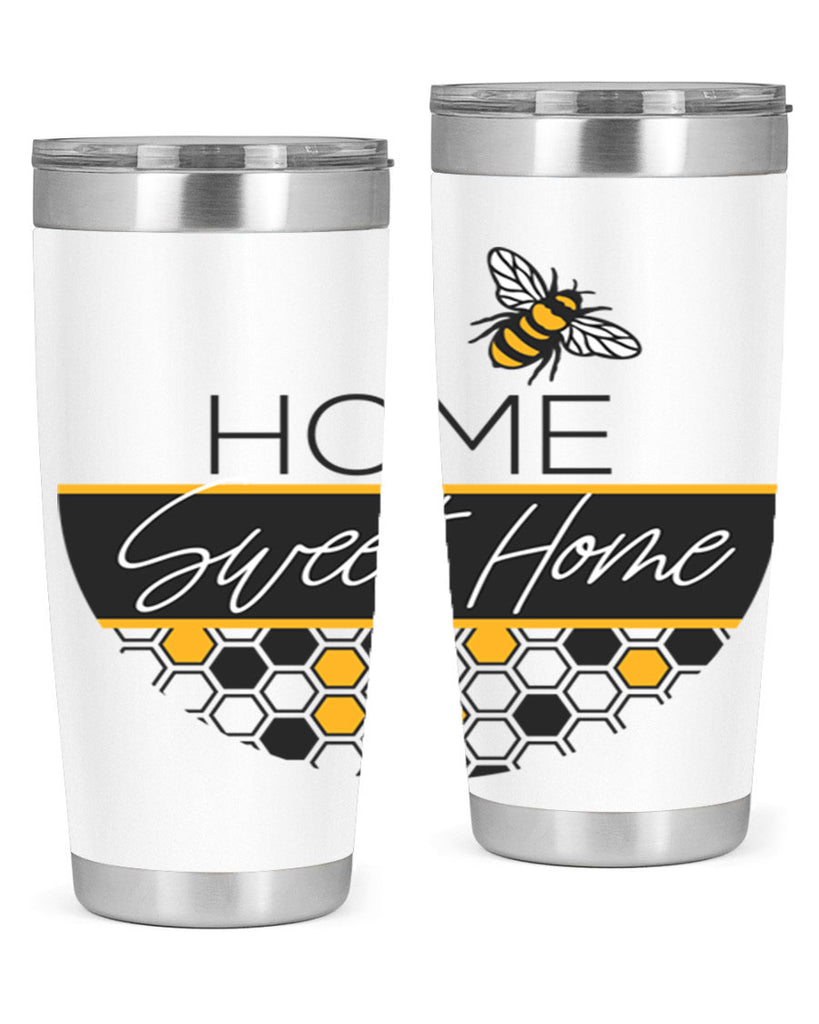 Home Sweet Home Bee and hive pattern243#- spring- Tumbler