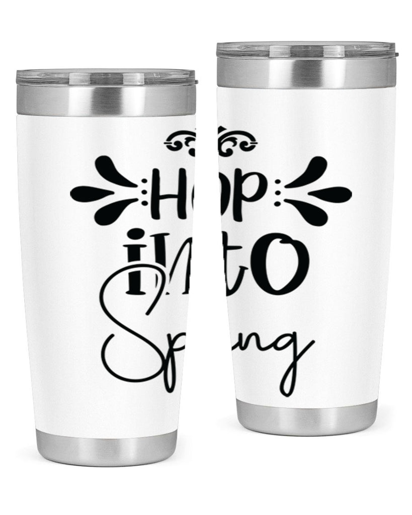 Hop into Spring 247#- spring- Tumbler