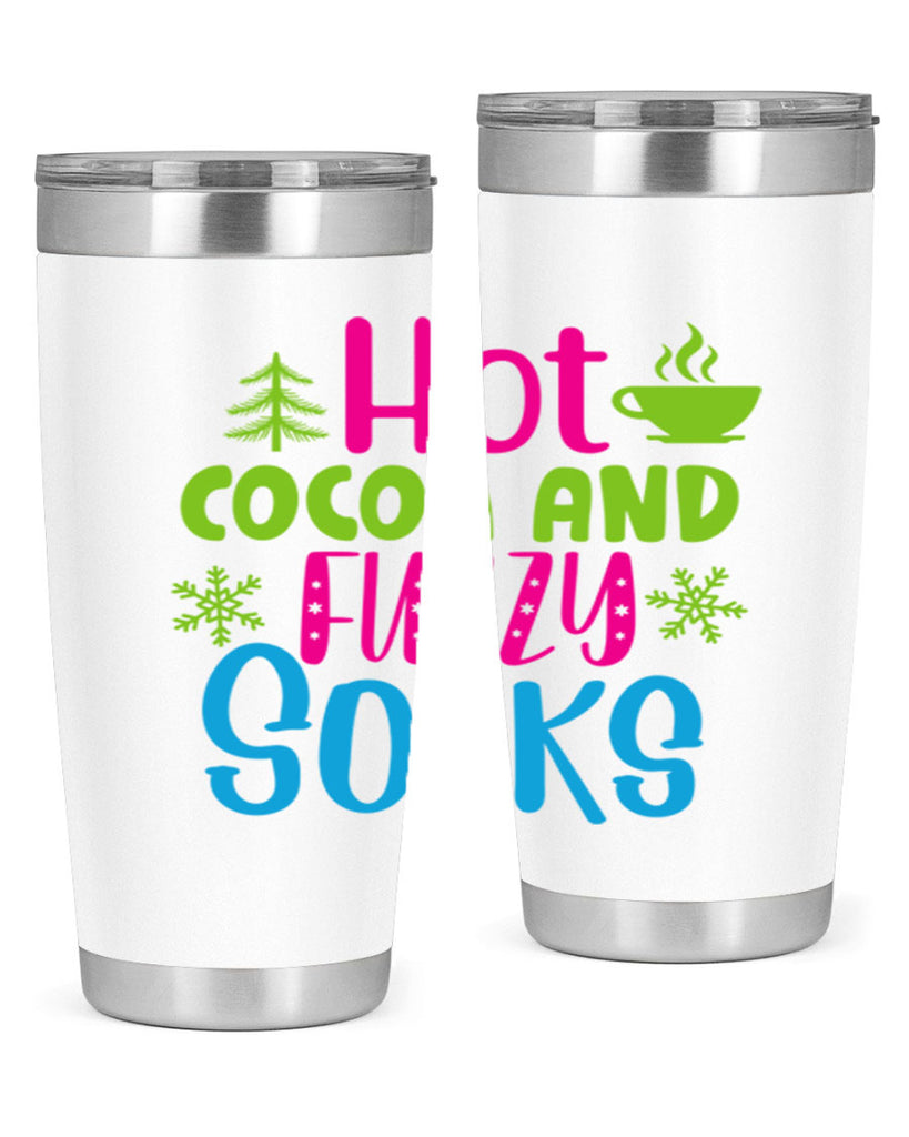 Hot Cocoa And Fuzzy Socks209#- winter- Tumbler