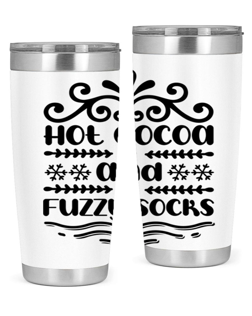 Hot Cocoa and Fuzzy Socks 219#- winter- Tumbler