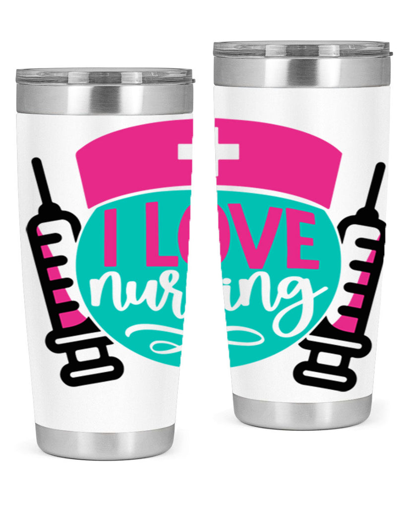 I Love Nursing Style Style 172#- nurse- tumbler