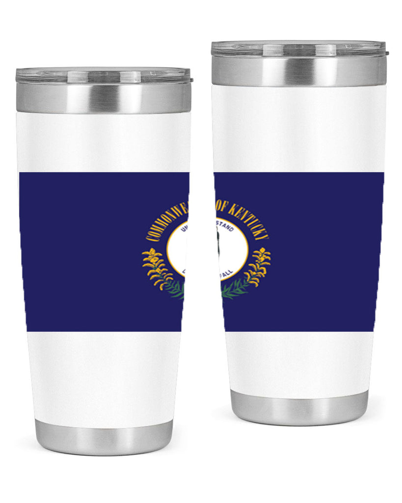 Kentucky 35#- Us Flags- Tumbler