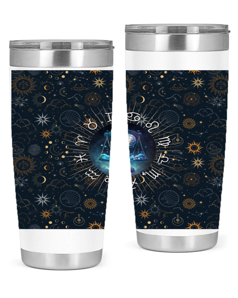 Libra Straight 317#- zodiac- Tumbler