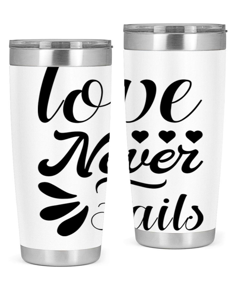 Love Never Fails 316#- winter- Tumbler