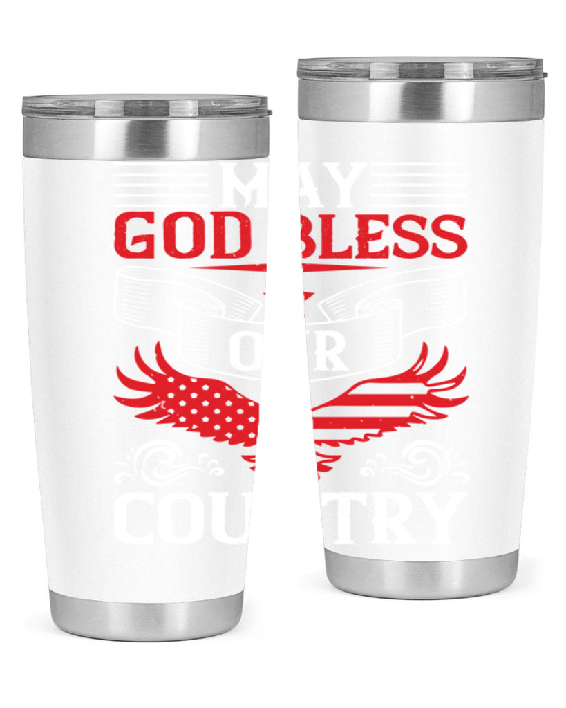 May God bless our country Style 133#- Fourt Of July- Tumbler