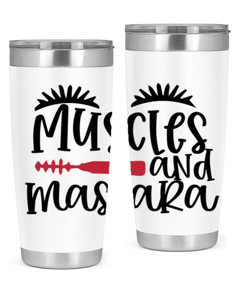 Muscles and mascara design Style 221#- make up- Tumbler