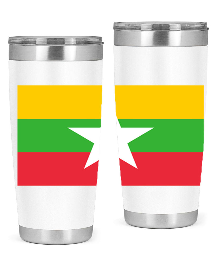 Myanmar 79#- world flags- Tumbler
