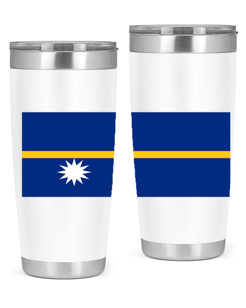Nauru 77#- world flags- Tumbler