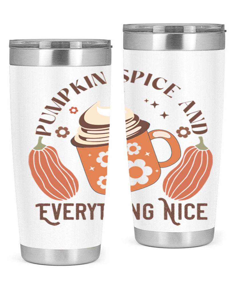 Pumpkin Spice And Everything Nice 539#- fall- Tumbler