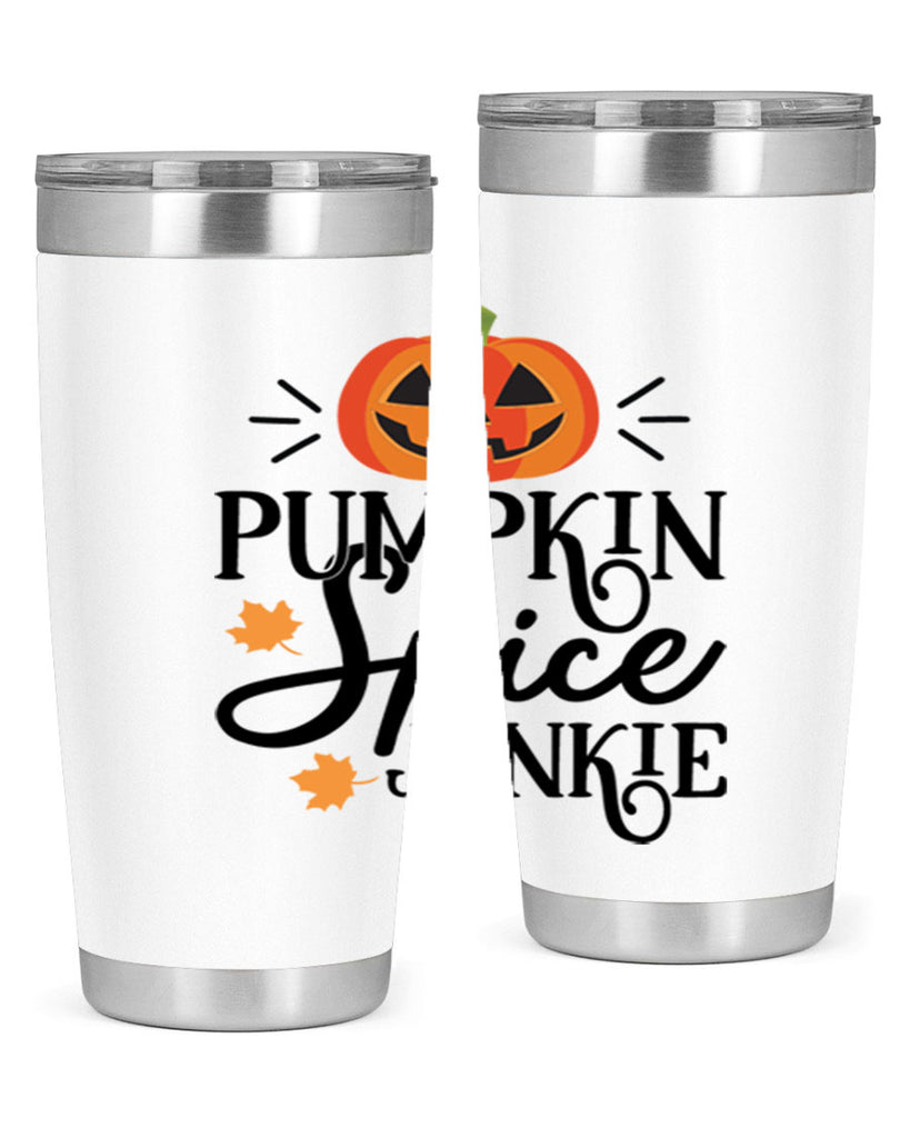 Pumpkinspicejunkie 568#- fall- Tumbler